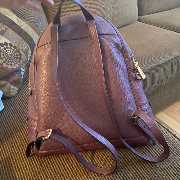 Michael Kors Purple Back Pack /purse - Picture 9 of 10